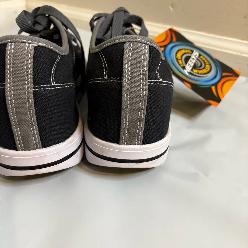 Heely’s Black Pro Canvas Skate Roller Shoes Size 7 - Picture 5 of 7